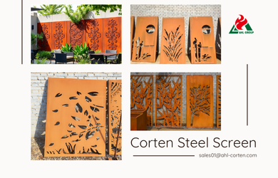 Corten Steel Screen